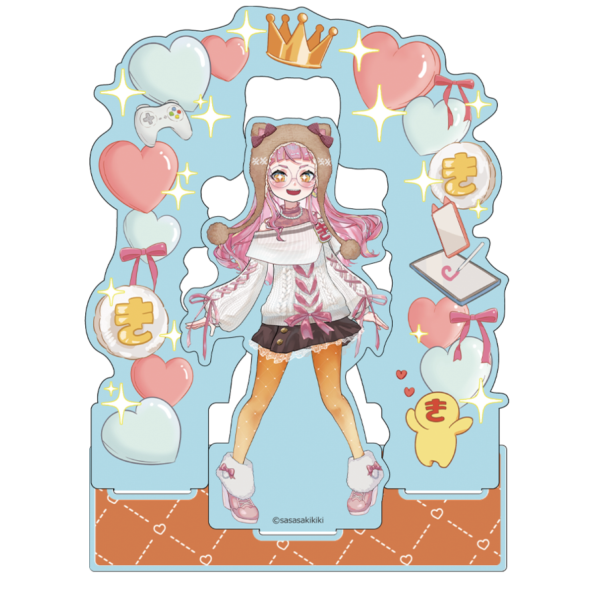 【佐佐咲キキ】パーツ付きBIGアクリルスタンド『新衣装』