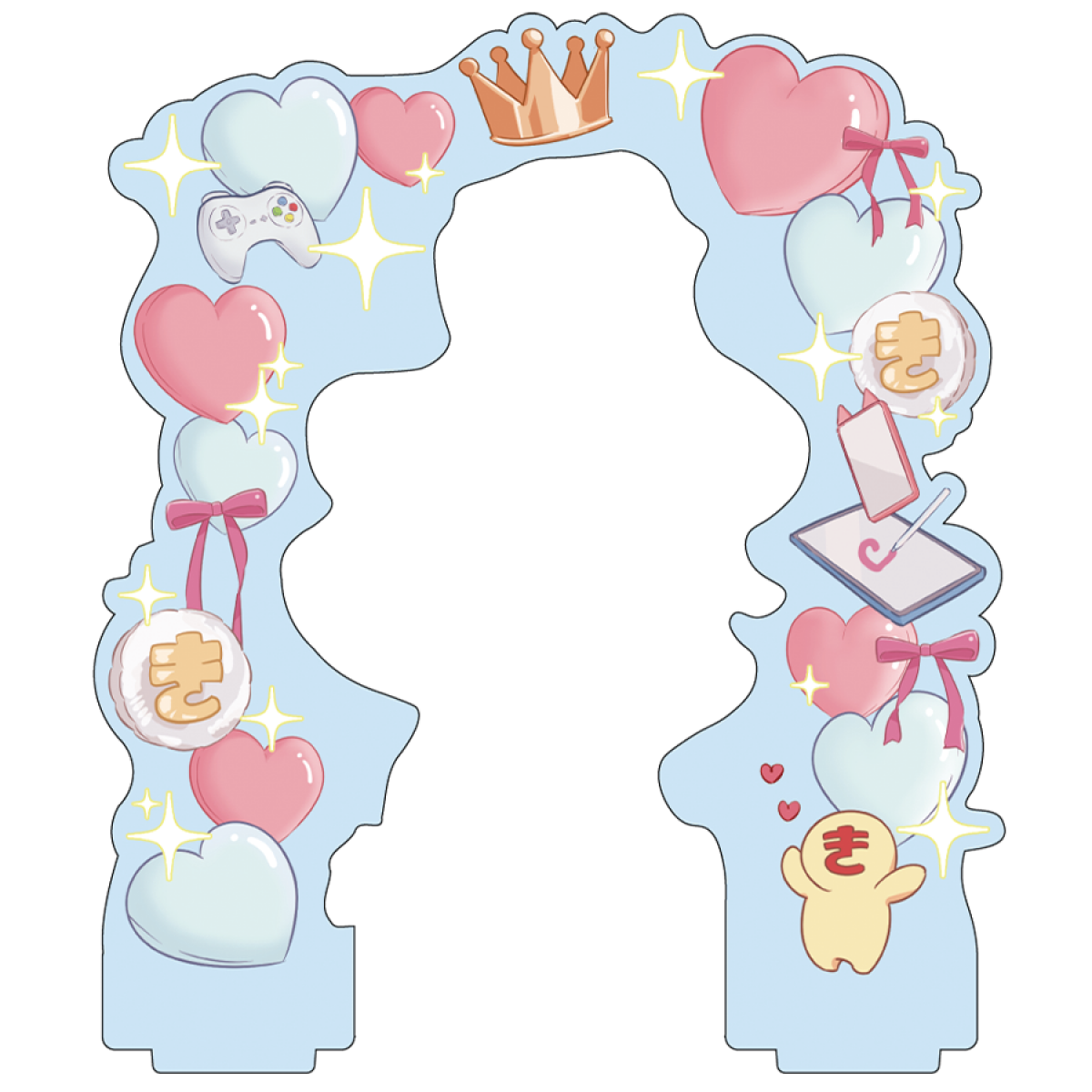 【佐佐咲キキ】パーツ付きBIGアクリルスタンド『通常衣装』