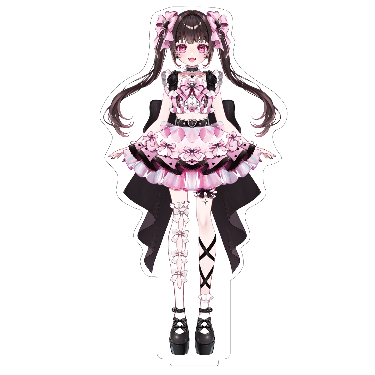 【雲母 りぼん】15cmアクリルスタンド（通常立ち絵）