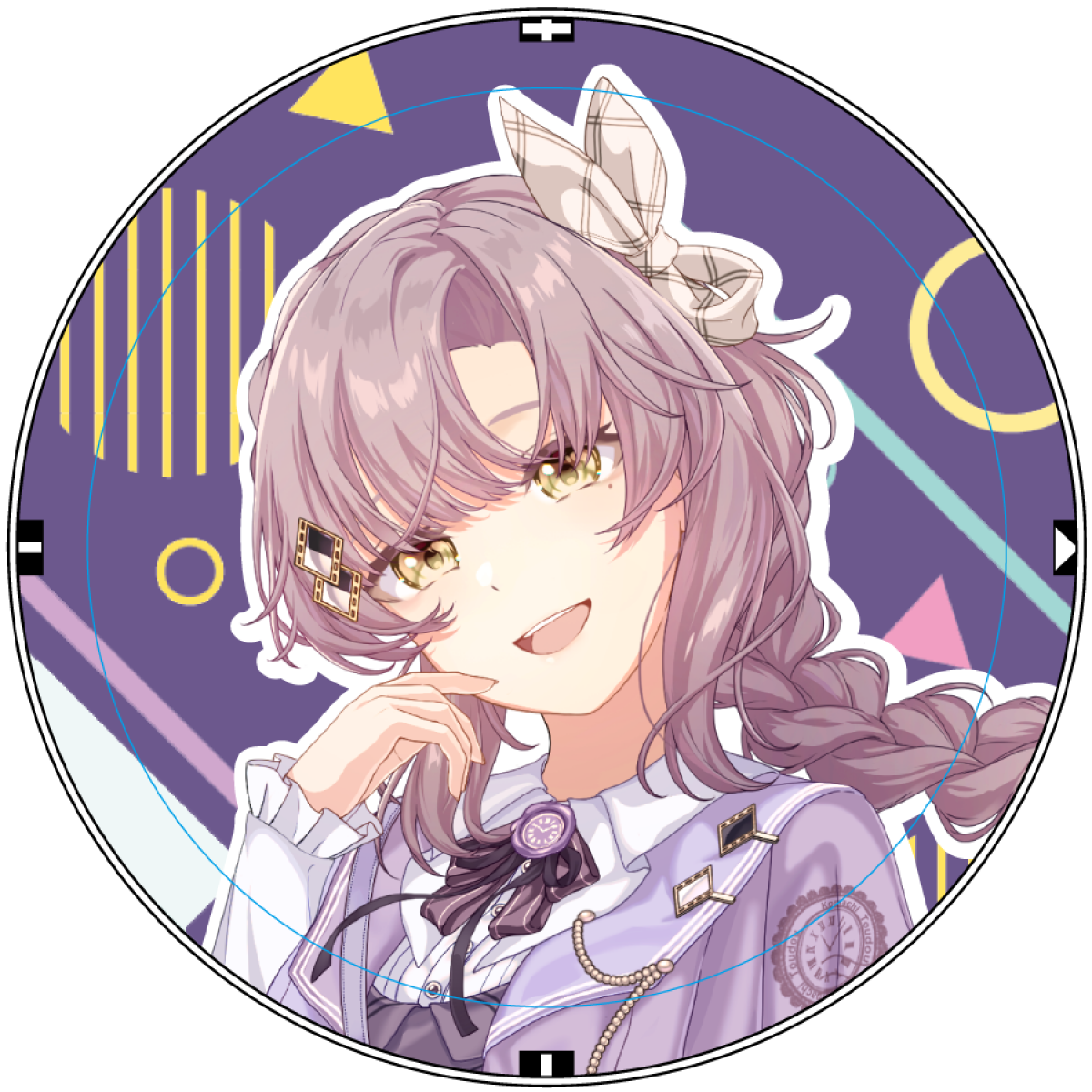 【藤堂こまち】缶バッジ２種セット