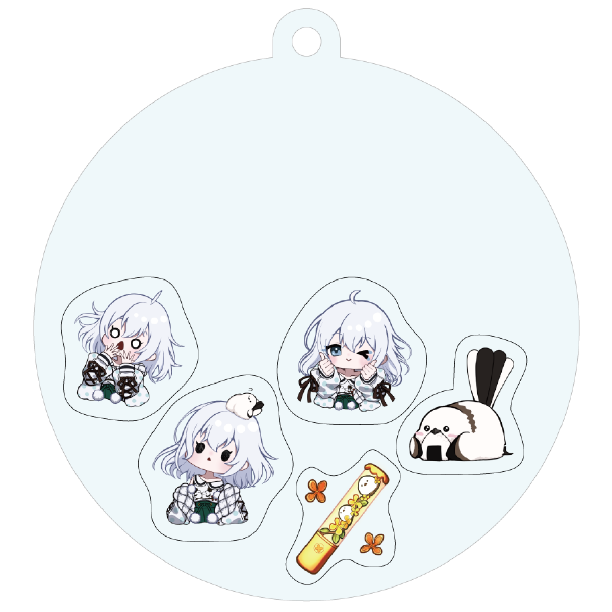 【Hachi】【数量限定】シャカシャカアクリルキーホルダー