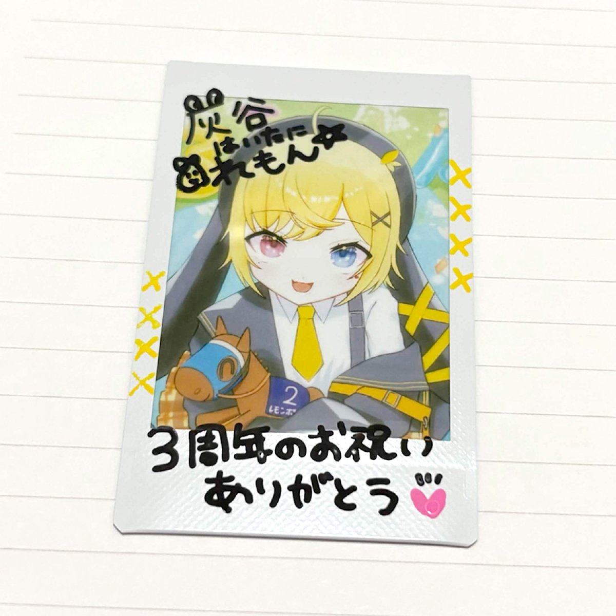 【直筆サイン入りチェキあり】【灰谷れもん】3周年グッズコンプリートセット