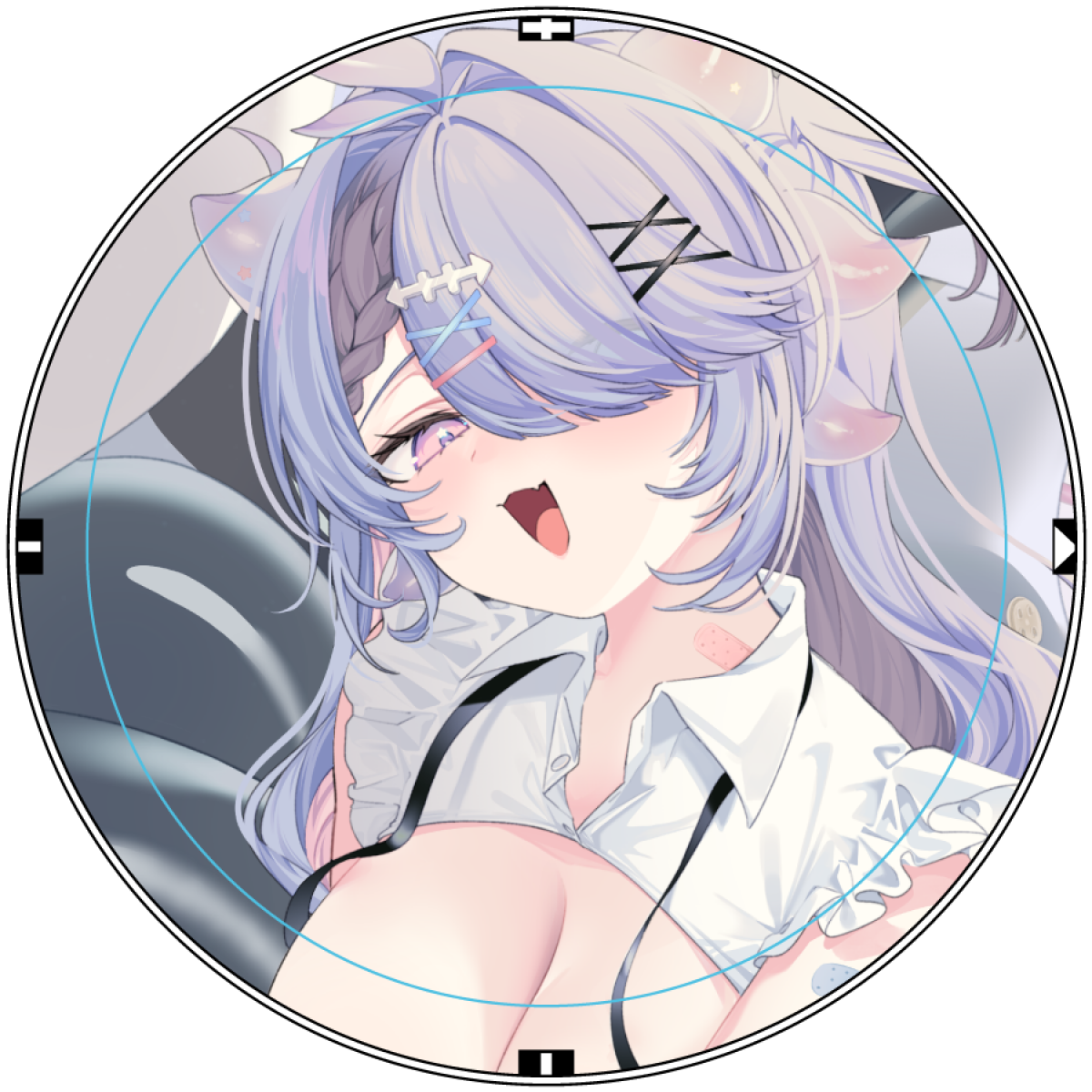 【海丑かなた】4周年記念缶バッジ２種セット